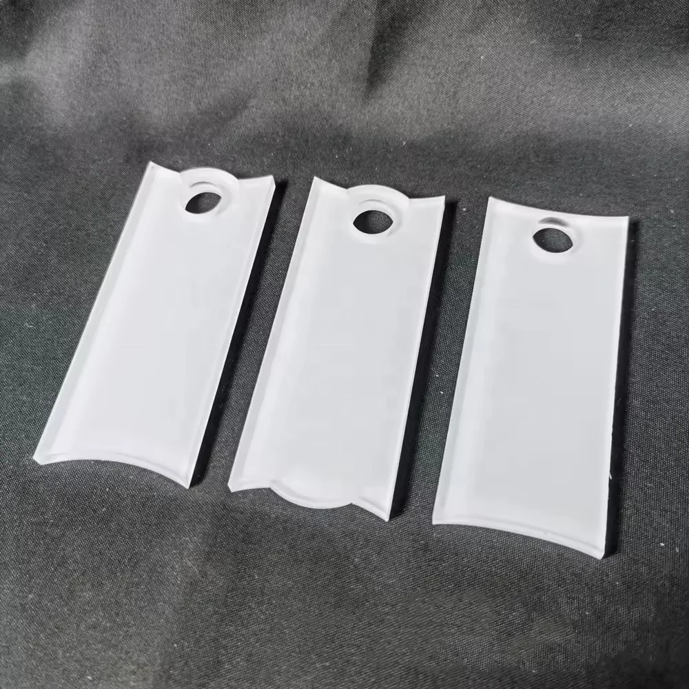 DIY craft Personalized Custom Blank acrylic sticker Acrylic Name ID Plate name tag for Sublimation Transfer
