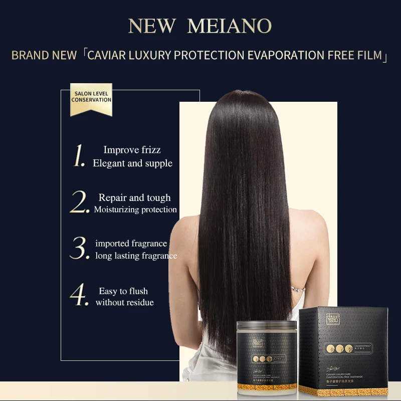 Organic Caviar Collagen Keratin Moisturizing Cream Hair Mask 5 Seconds For Hair Repair Treatment Curly Wholesale Natural