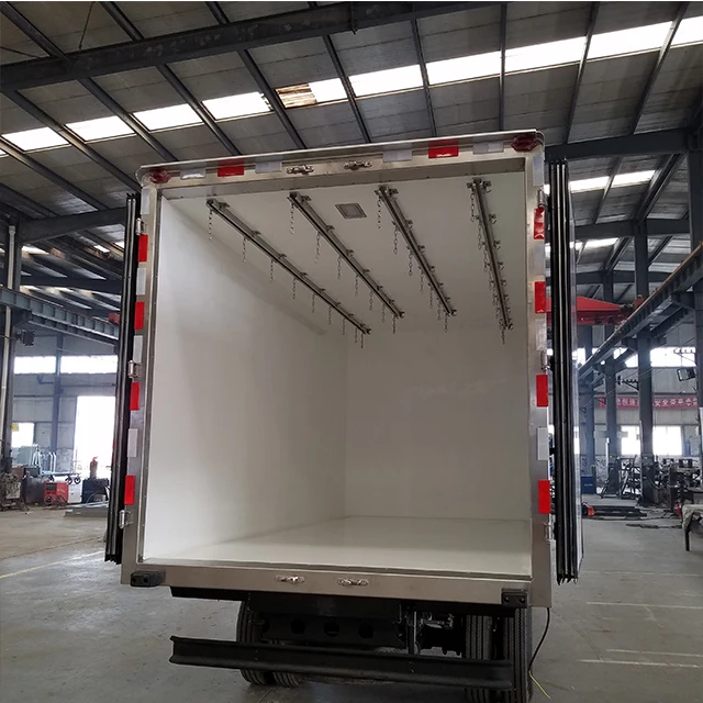 
Fresh Fruit Meat Fish Seafood Cold Delivery Refrigerated Fiberglass Van Truck Box 