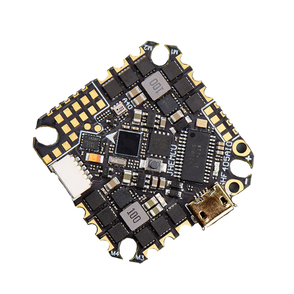 GHF405AIO-HD Контроллер полета Betaflight F405 OSD с 40A ESC PWM Dshot600 2-6S для зубочистки RC FPV гоночный Дрон