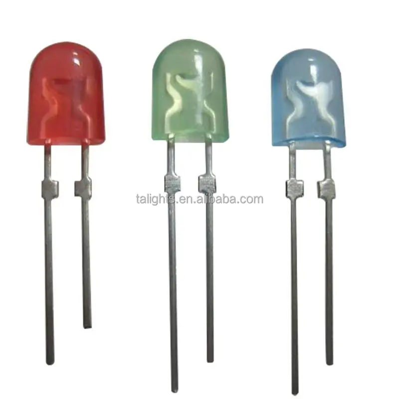 Custom 3v 6v 12v Pre Wired White Green Bicolor Uv 365nm 395nm Ir Mini Rgb Dip Led Diodes Light 2mm 8mm 10mm 3mm 5mm dip Led