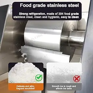 170 kg/day Automatic shaved ice machine for beverage Commercial snow ice cream machine Snack Snowflake ice cream machine