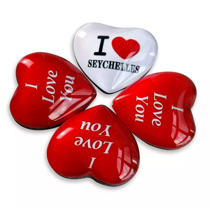 Promotional Gift Customized Logo Printable Refrigerator Sticker Magnets Sublimation Blank Crystal Fridge Magnet