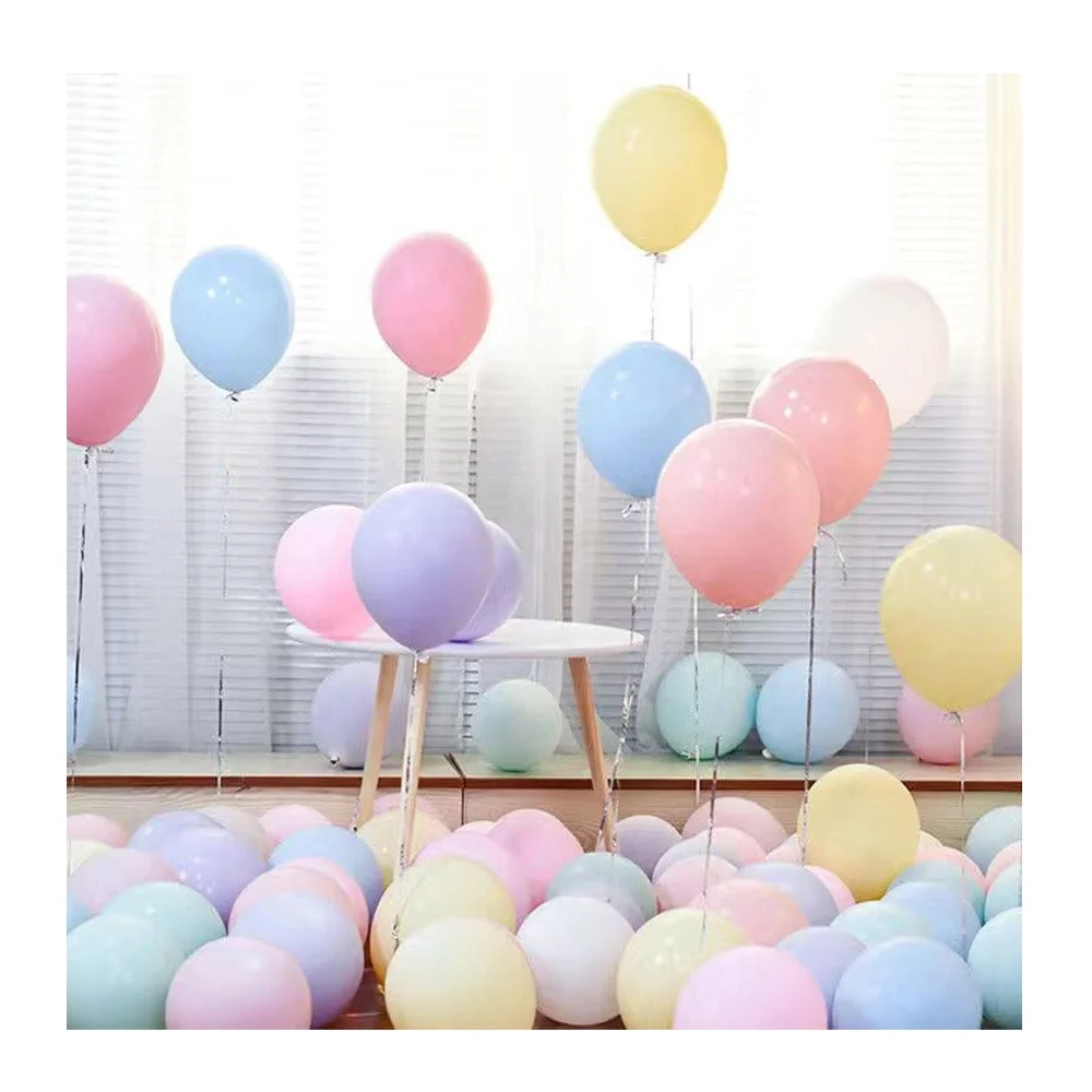 2024 High Quality Latex 5inch 10inch 12inch 18inch 36inch Birthday Party Decoration Macaron Pastel Balloons Different Size