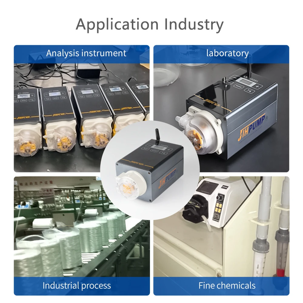 JIHPUMP Cheap Price Small Desktop Peristaltic Pump 100V 220V 900ML for Liquid Dispensing