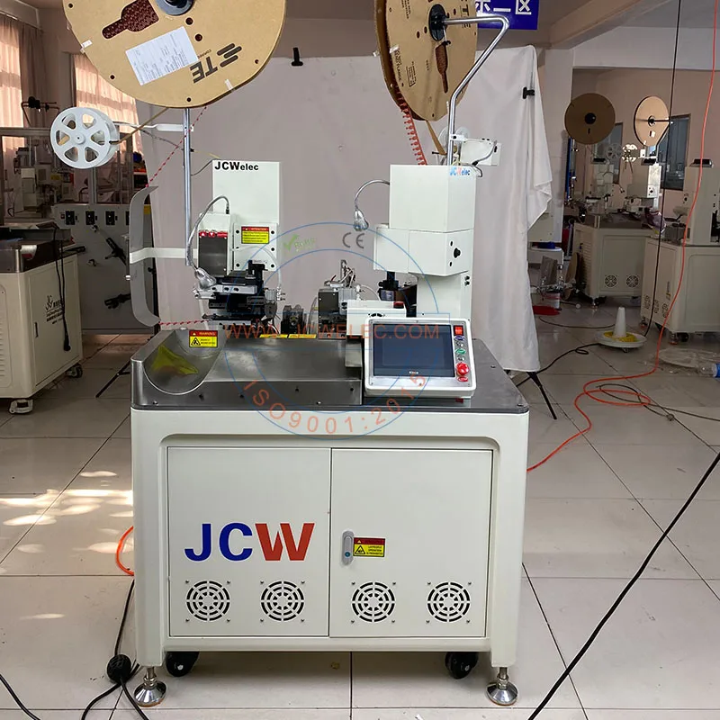 automatic terminal crimping machine cable manufacturing equipment electric wire making machine