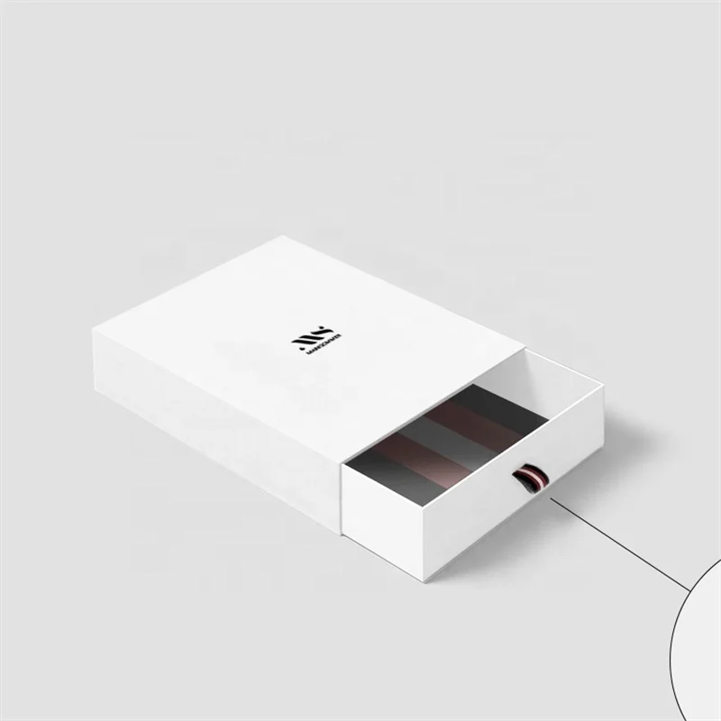 
customized drawer paper box for folded t-shirt with printing 