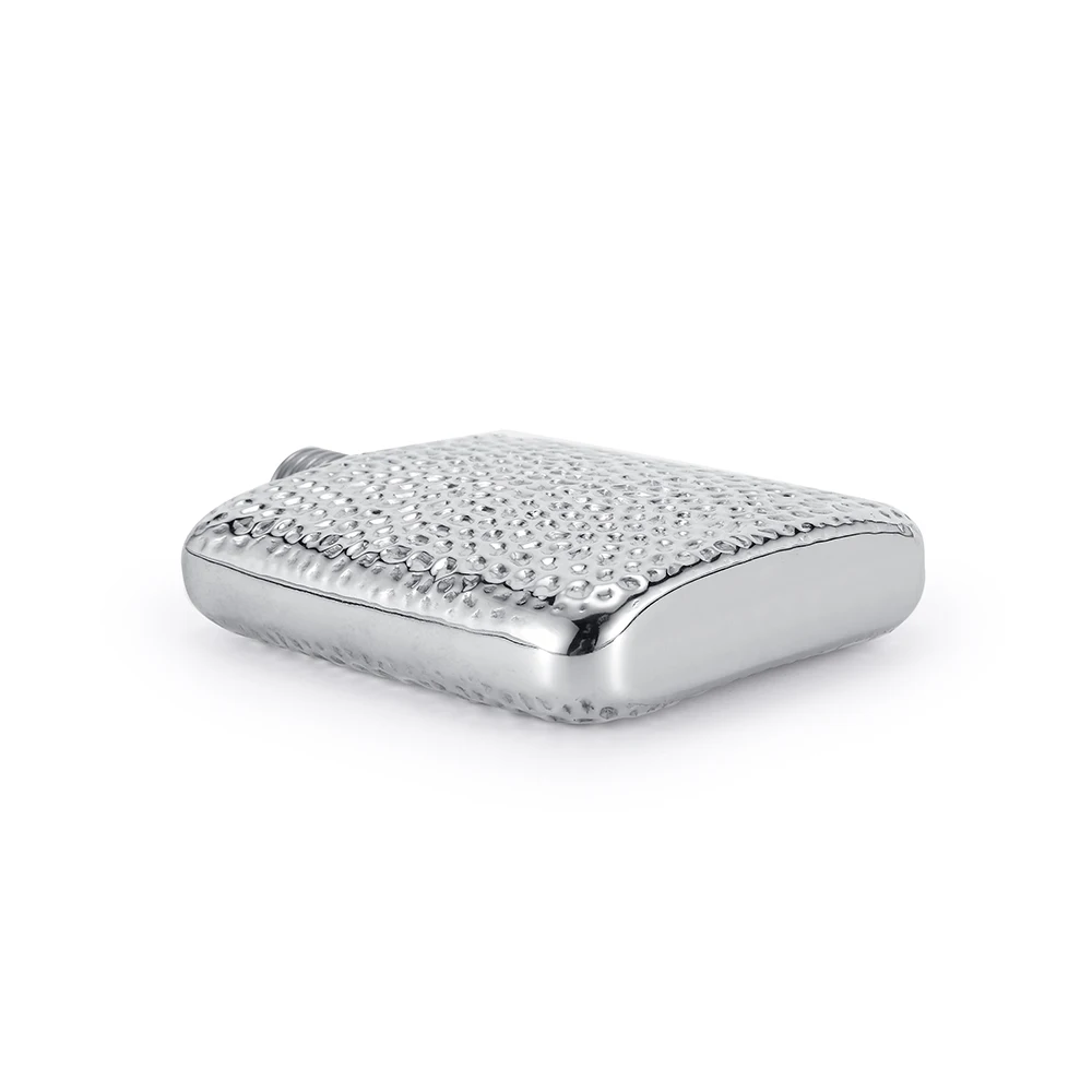 Portable Travel 6oz Stainless Steel Alcohol Liquor Hip Flask with Custom Logo Bean Pattern