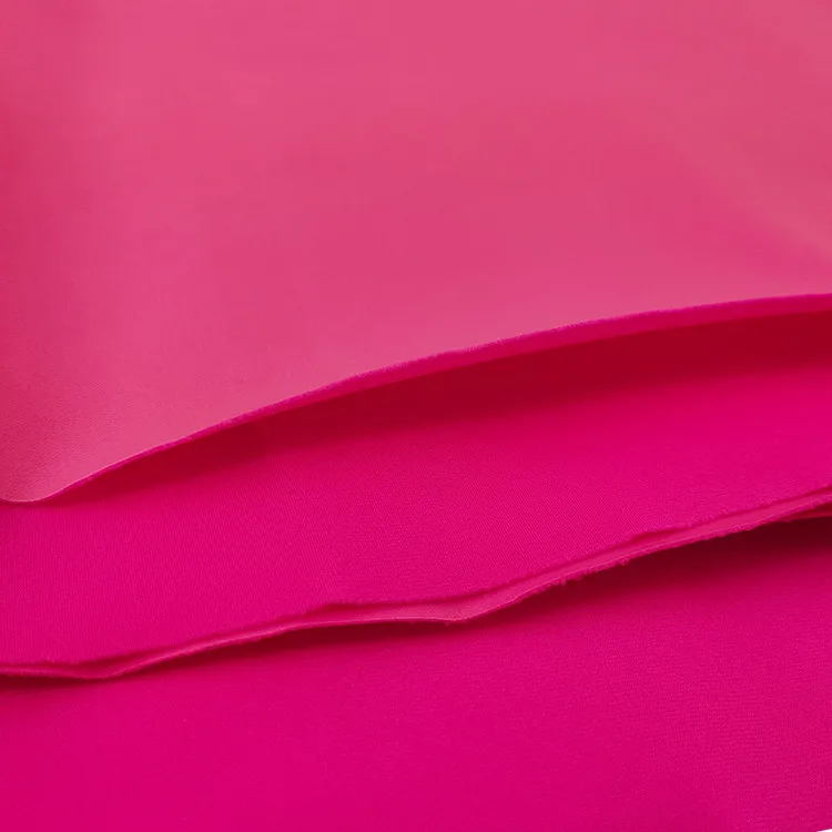 
Pink Lycra And 0.1Tpu Film 92 Nylon 8 Spandex Fabric For Outdoor Sports Goods 