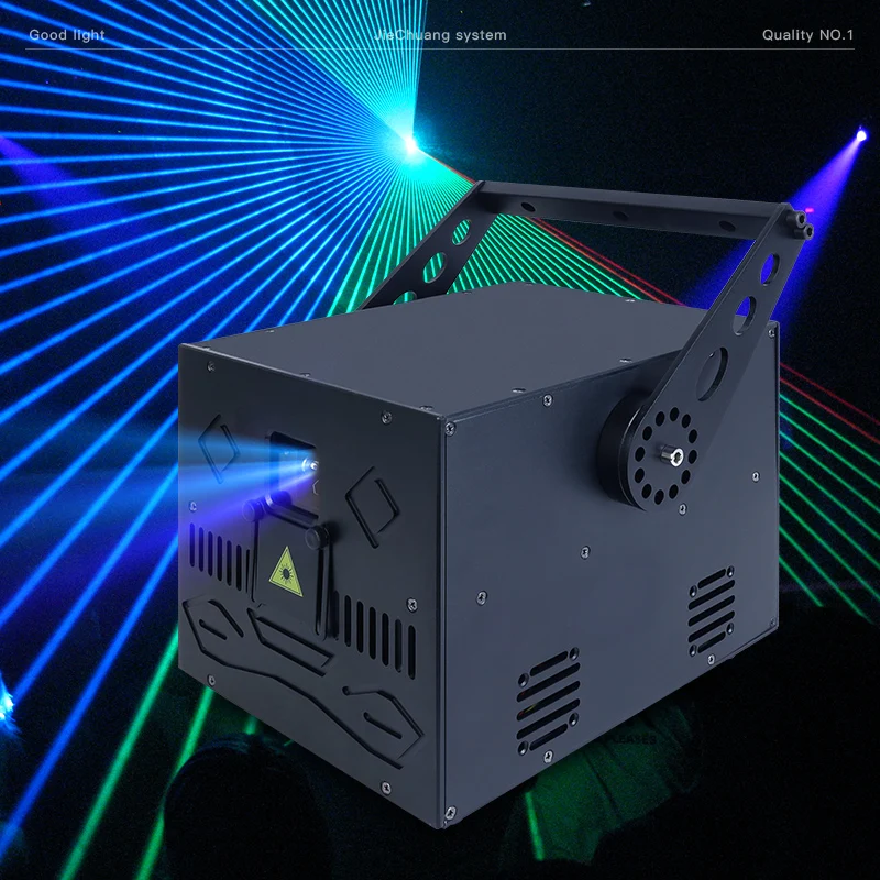 10W 15W Rgb Full Color 3D Animation Laser Light For Night Club Dmx512 Rgb Dj Laser Light Disco