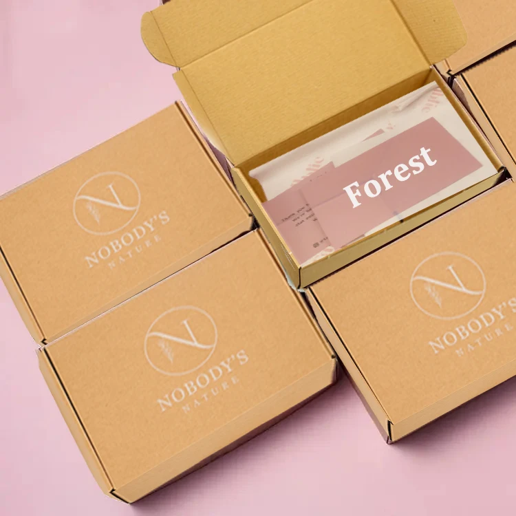 Custom Logo Mailer Paper Packing Box Wholesale Color Recycled Corrugated Kraft Brown Shipping Paper Mailing Box