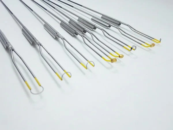 Urology electrode cutting loops for TURP
