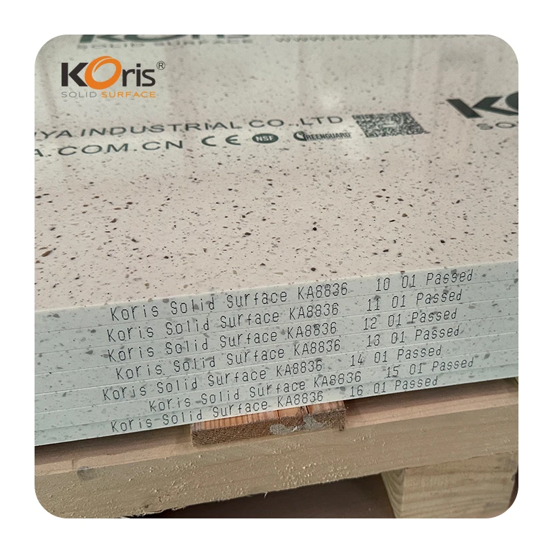 Saudi Arabic pure and modified 3660*760 acrylic solid surface sheet artificial stone