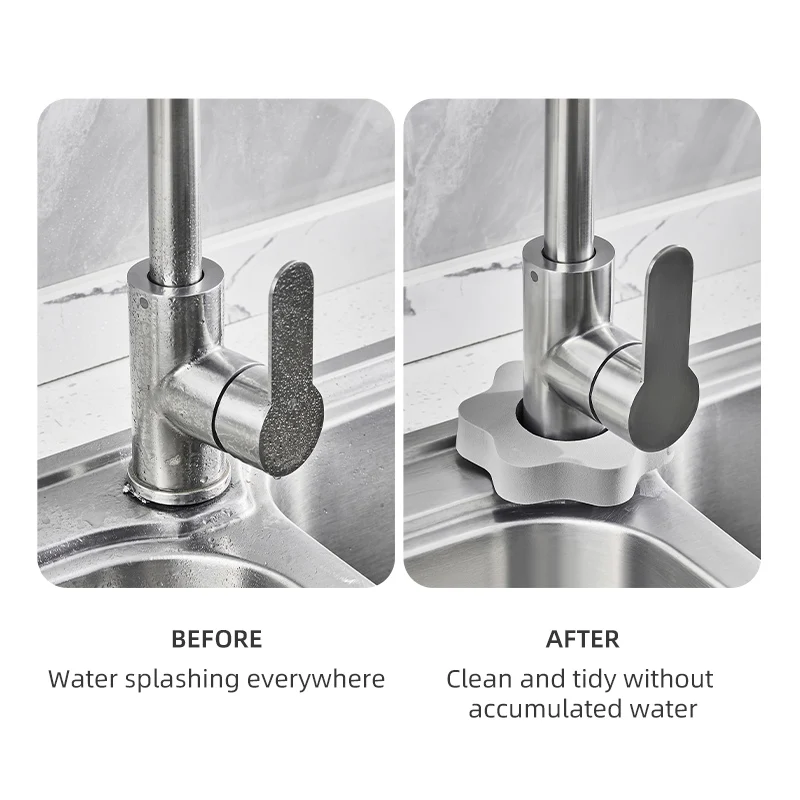 Household Cleaning Flower faucet Sponges Scourer Scrub  Sponge Super Absorbent Cleaning Sponge
