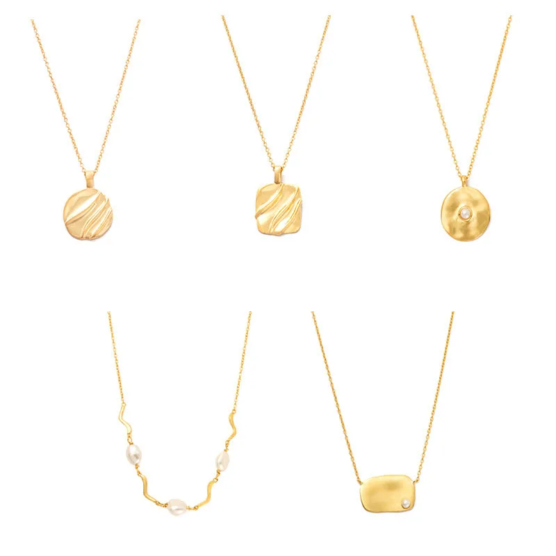 Irregular pendant necklace-Fashionable and popular necklace for women S925 silver necklace freshwater pearl fine jewelry