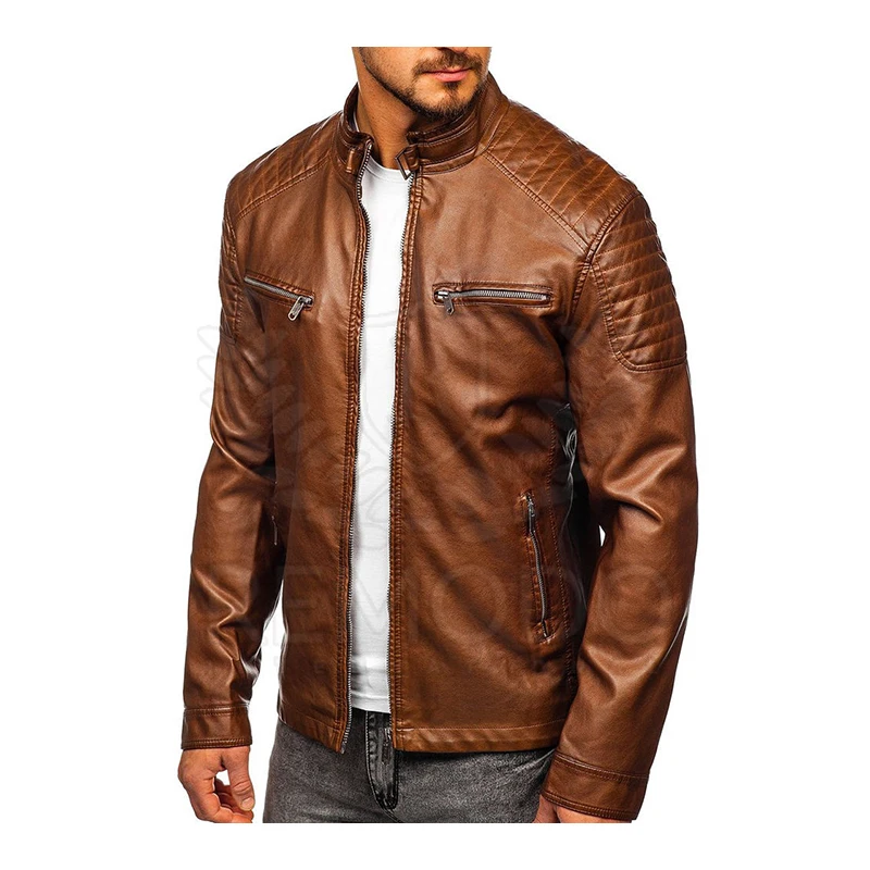 New Fashion Style Wholesale Winter Fashion Men black Lamb men Pakistan giacca jaket kurtka Chaqueta Leather jacket