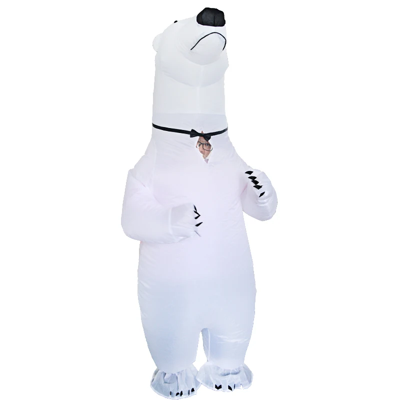 Full Body Fat Santa Claus Costume Polar Bear Inflatable Cartoon Cat Suit