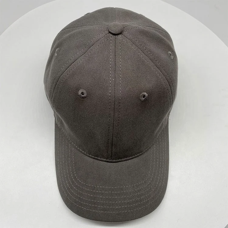 Wholesale outdoor sport blank dad cap adjustable leather strap plain baseball hat