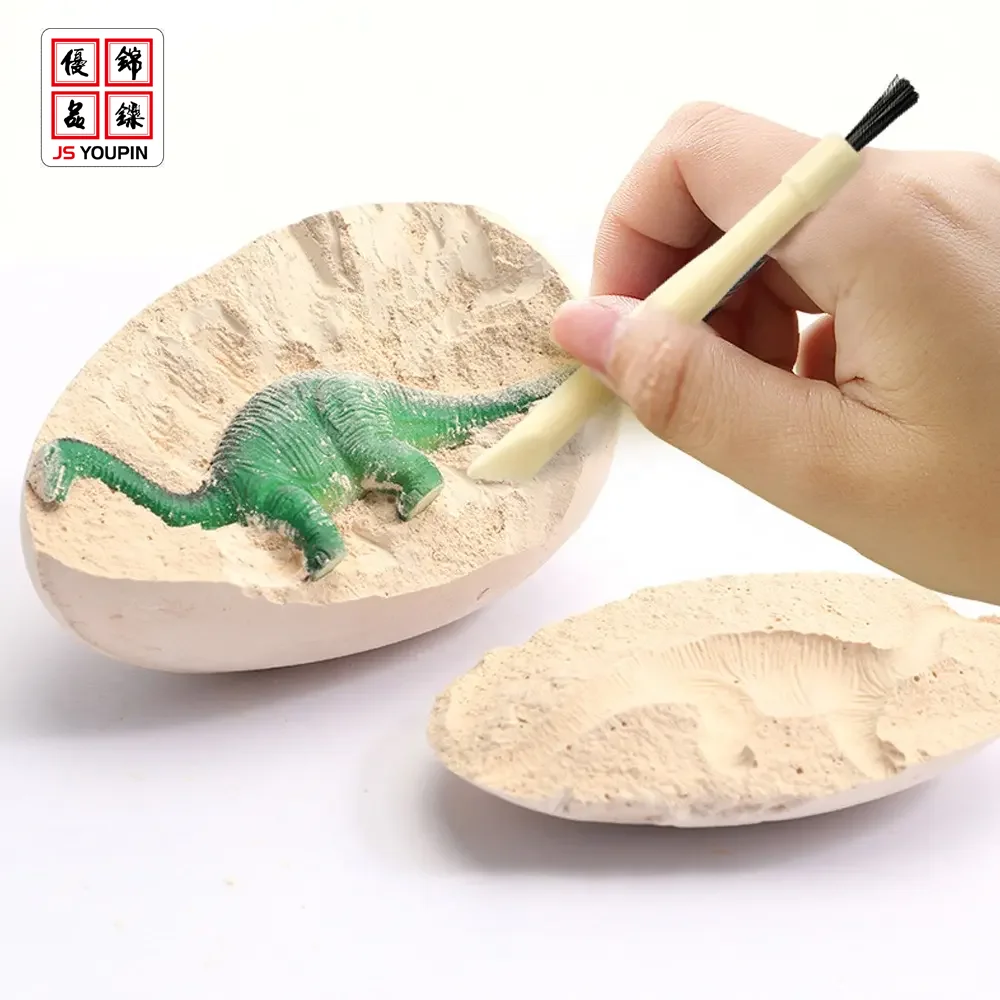 Educational DIY fossil digging archaeological toys 12 dinosaur egg digging toy set