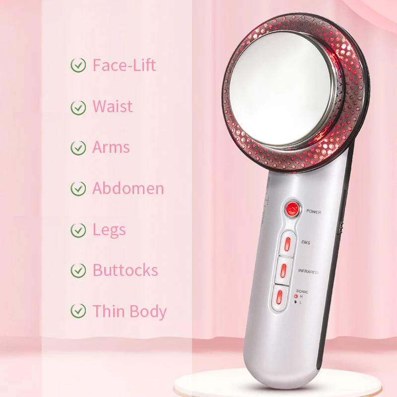 
Versatile Large Super Probe ultrasonic Home Use Portable Galvanic Body Slimming Machine 