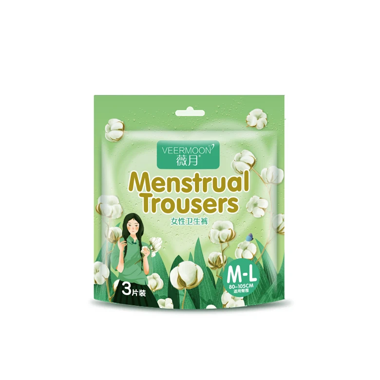 High Quality Menstrual Pants Free Sample Ultra-thin Disposable Period Pants Overnight Women Pants