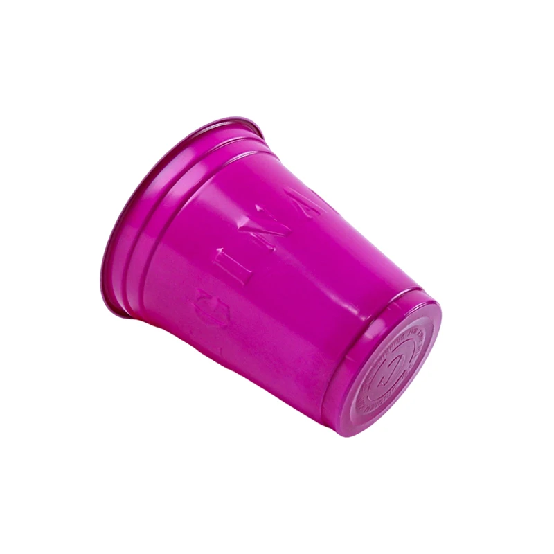 high quality round bottom multi-use plastic cups 7 oz colorful pp disposable party drinking cup custom disposable colored cups