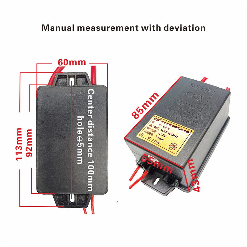 Dongba Hotel Commercial Furnace 220v Pulse Igniter High Voltage Energy saving Electronic IgniterDB-B small box with open flame