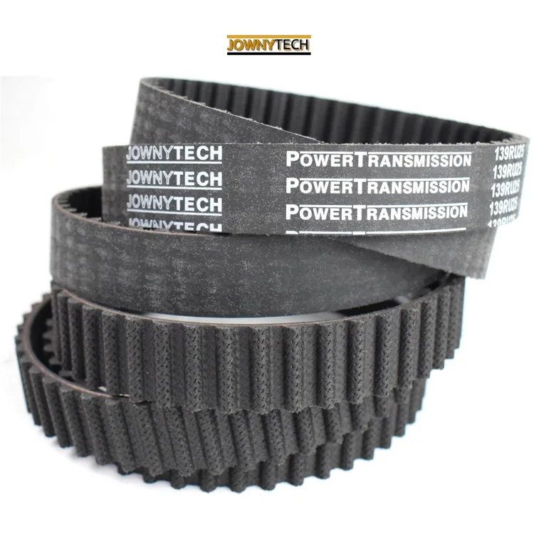 Rubber HNBR timing belt for DAEWOO LANOS 96183351 CORREA TIEMPO 127RU25 rubber CR timing belt for chevrolet AVEO