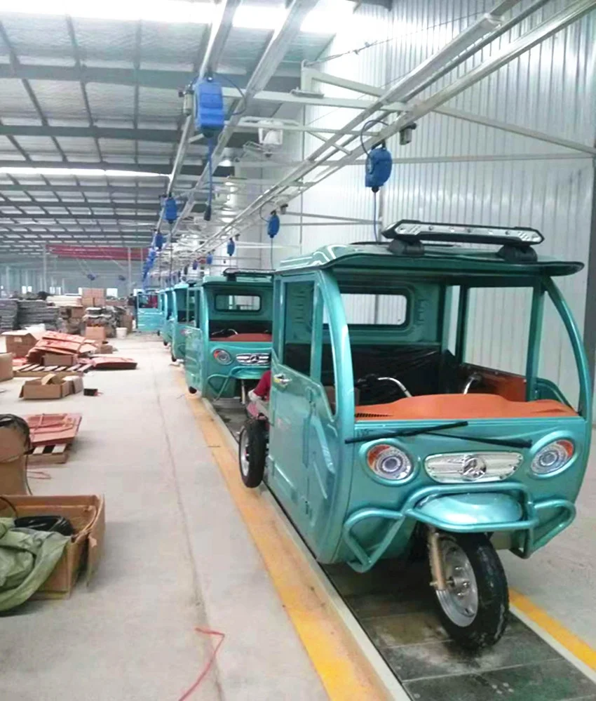 Electric tricycle assembly line