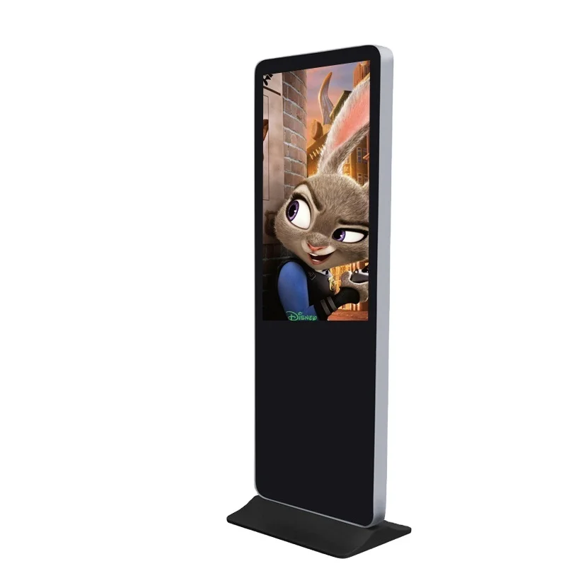 Floor Standing LCD Touch Screen Digital Signage Cloud Drive WIFI Usb Port Splicing Screen Advertising Wall Display  Screen