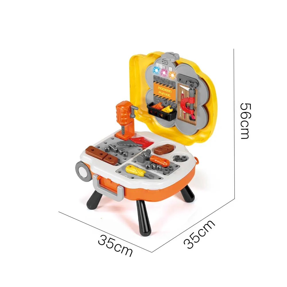 Puzzle Fun Tools for Boys Montessori Toys Portable Suitcase Kids Fun  Household Tool Set