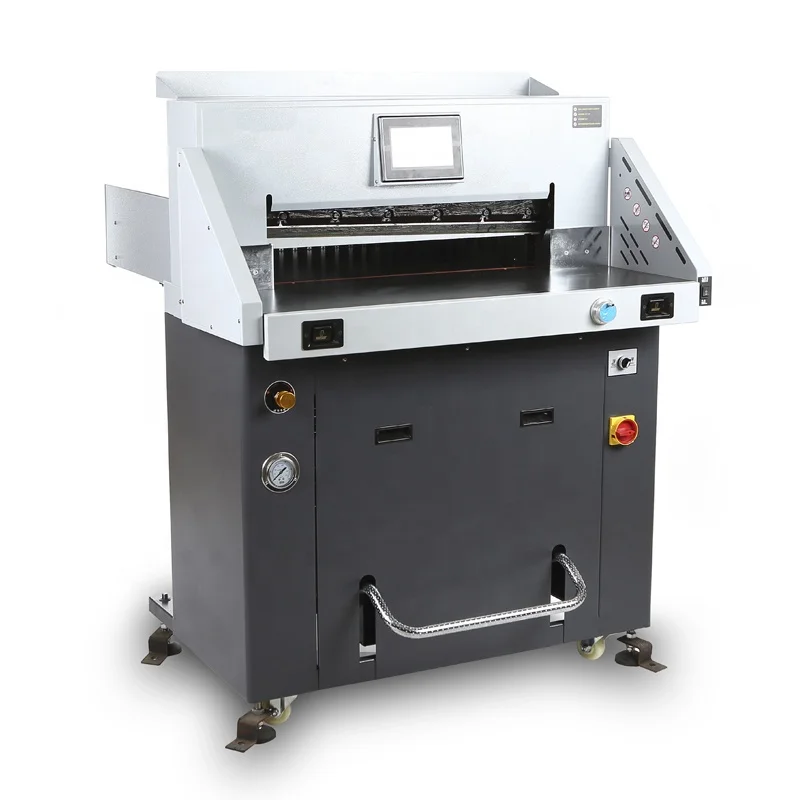 H720RT Hydraulic guillotine paper cutter cutting Machine with side table & air pump & air ball