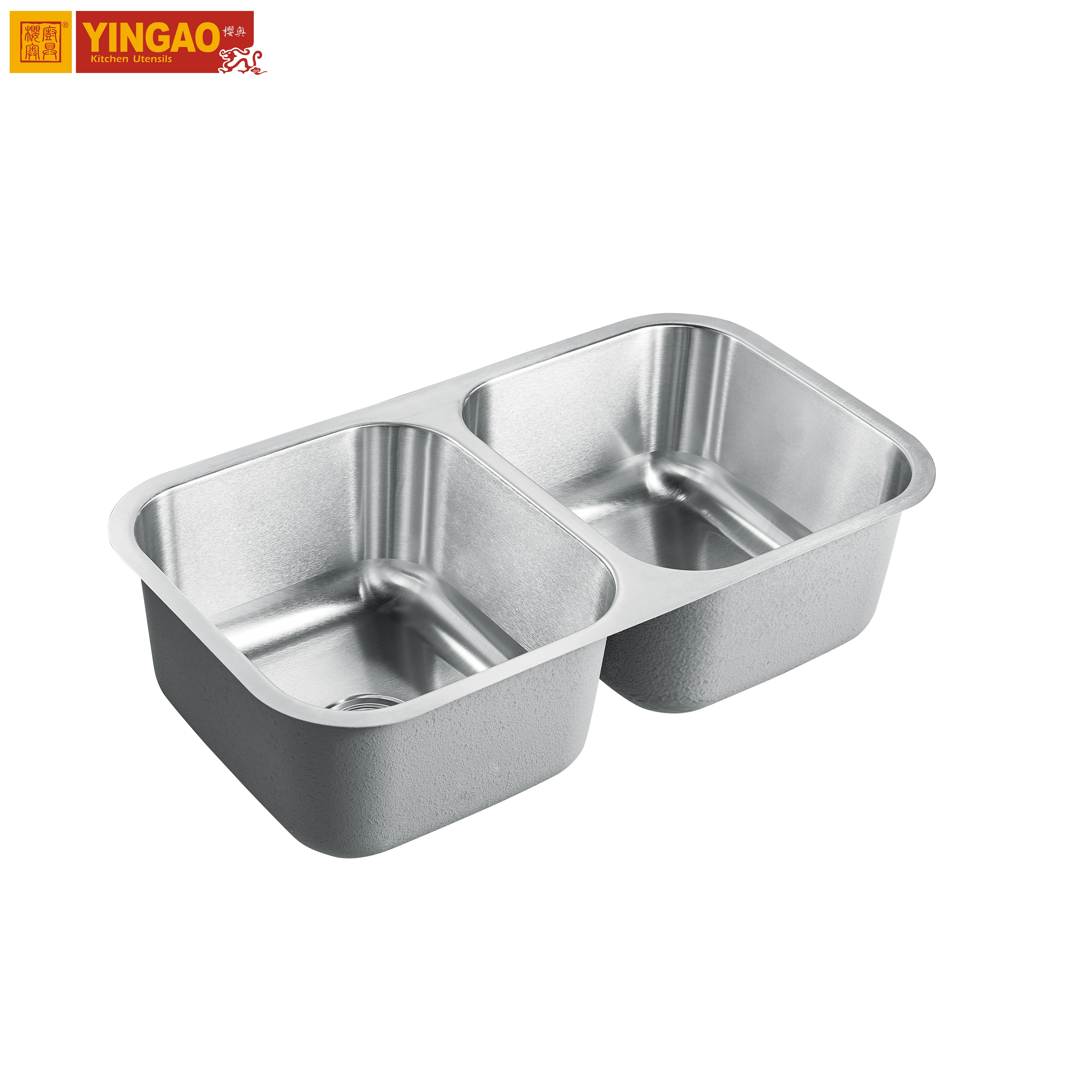 T502A коммерческий новый дизайн, нержавеющая сталь, двойная чаша, маленькая кухонная раковина