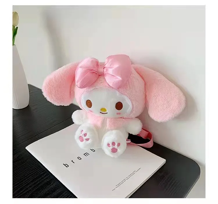 Comfort new Japanese doll pink cartoon plush backpack backpack