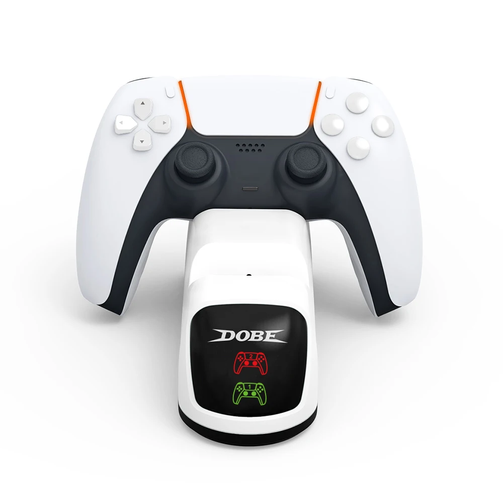 Multifunctional vertical original dock game controller seat charger for ps5 controller charger station