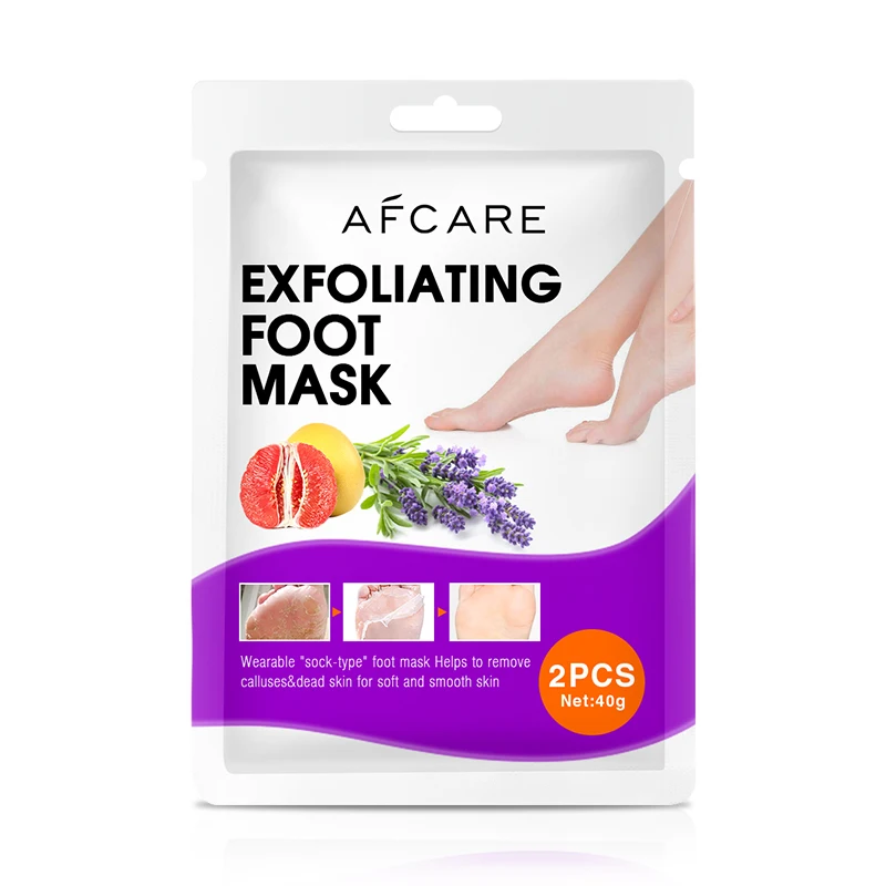 Korean Foot Mask Moisturizing Nourishing and Lavender Collagen Exfoliating Foot Peel Mask