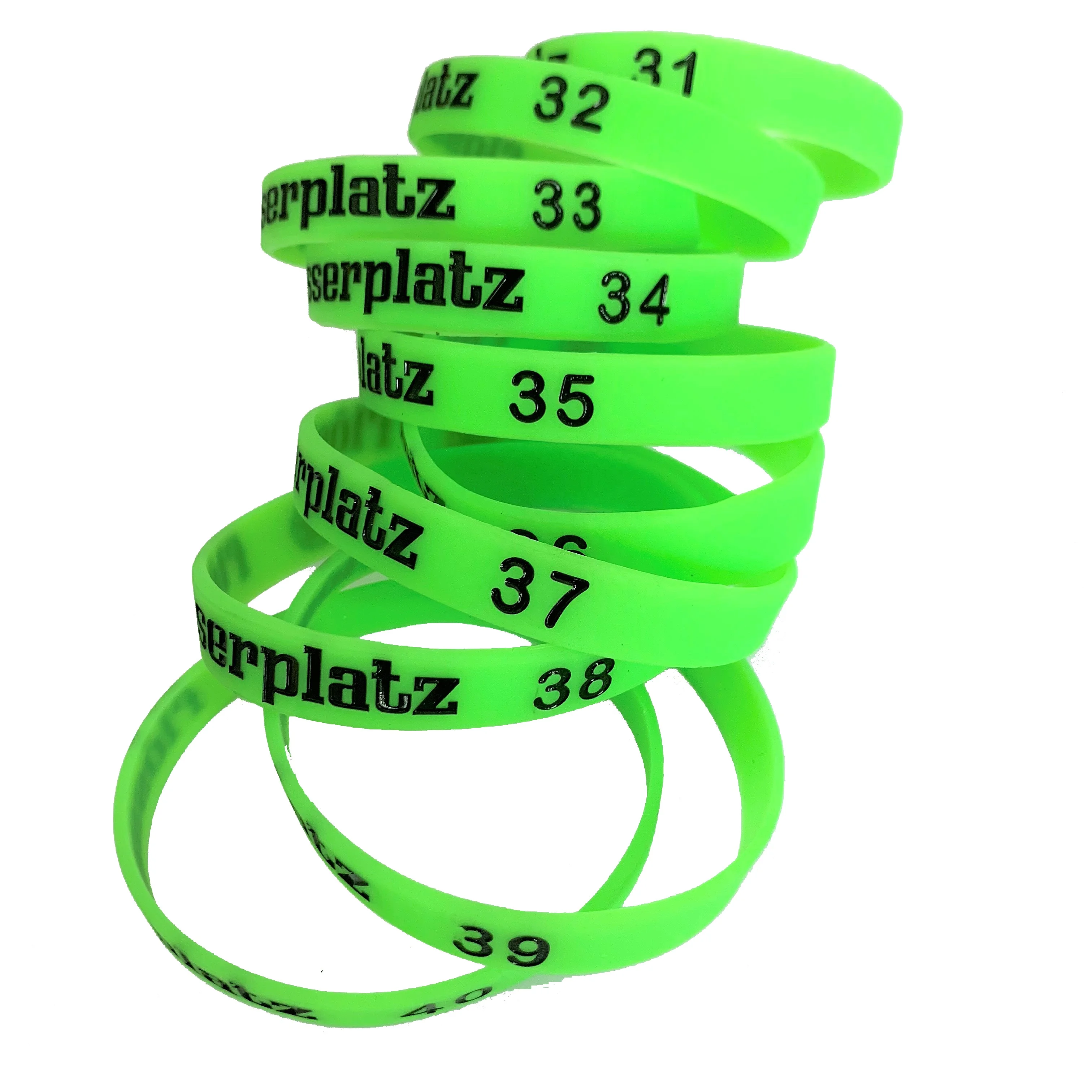 Low Price Jiafeng Silicone Gifts Neon Green Bracelet New Type Sell Well All Types of Wrist Band Silicone Wristband