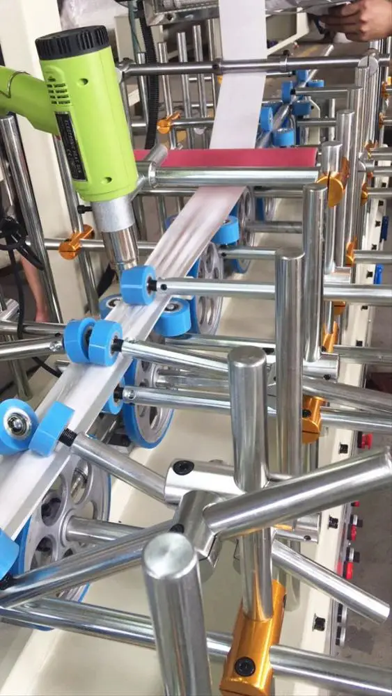 automatic adhesive Woodworking WPC floor Wrapping Machine