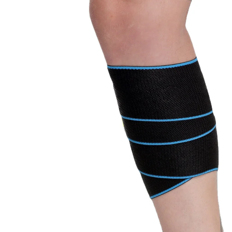 Adjustable Sports Elastic Wraps Weight Lifting Wrist Strap Thumb Wrist Support Black Bag Red Unisex OEM Customized Packing Nylon