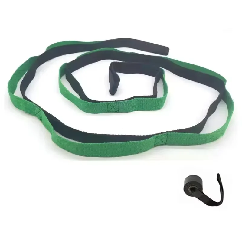 YIWU High Quality Adjustable Auxiliary Yoga Stretch Belt Chrysanthemum Rope Extender Strap Gymnastics Band for Exercise