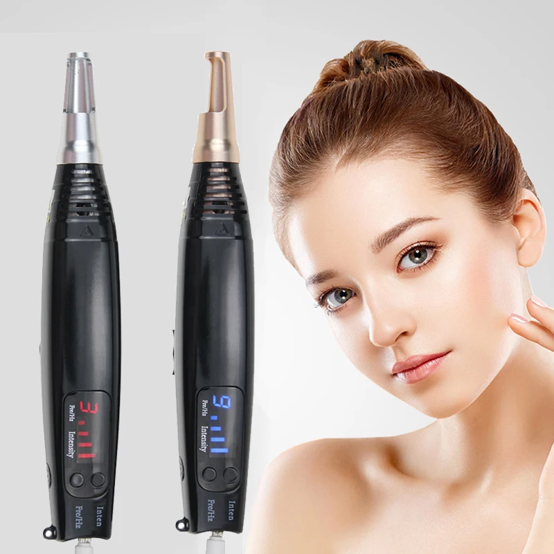 Professional Laser Picosecond Pen Tattoo Removal Laser Pen Blue&Red LED Light Freckle Acne Mole Dark Spot Pigment Beauty Machine