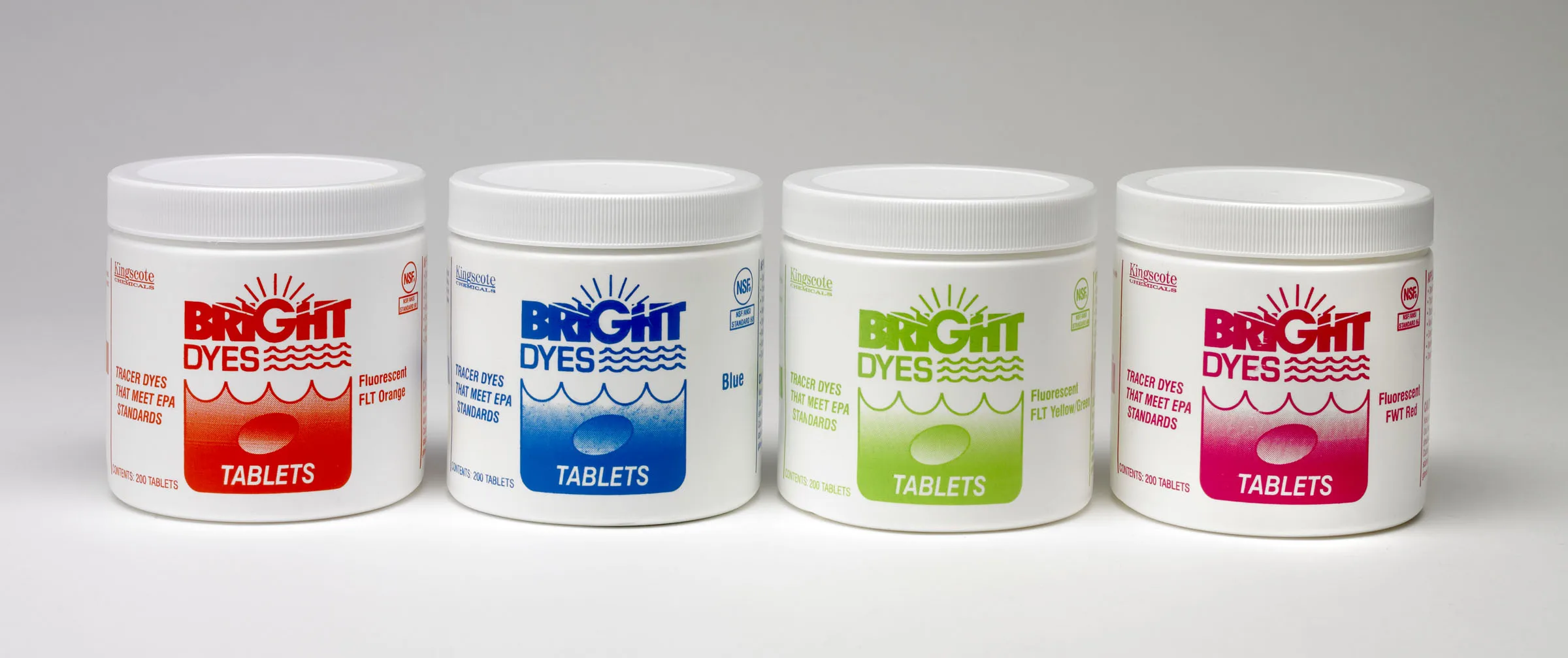 Fluorescent FLT Orange Tablets Made In USA Tracer Dye Tablets Used In Small Bodies Of Water fluorescent dyes acid