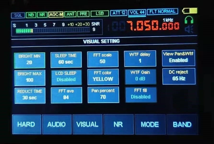 AM SSB NFM WFM Analogs Modulation 1.10a 50K~200MHz 400~2GHz Malachite Receiver SDR Software Radio DSP All Mode Receiver