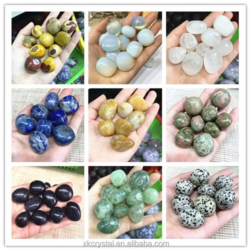 crystal wholesale high quality bulk healing mix material rock polished tumbled semiprecious stones bulk for home decor stone