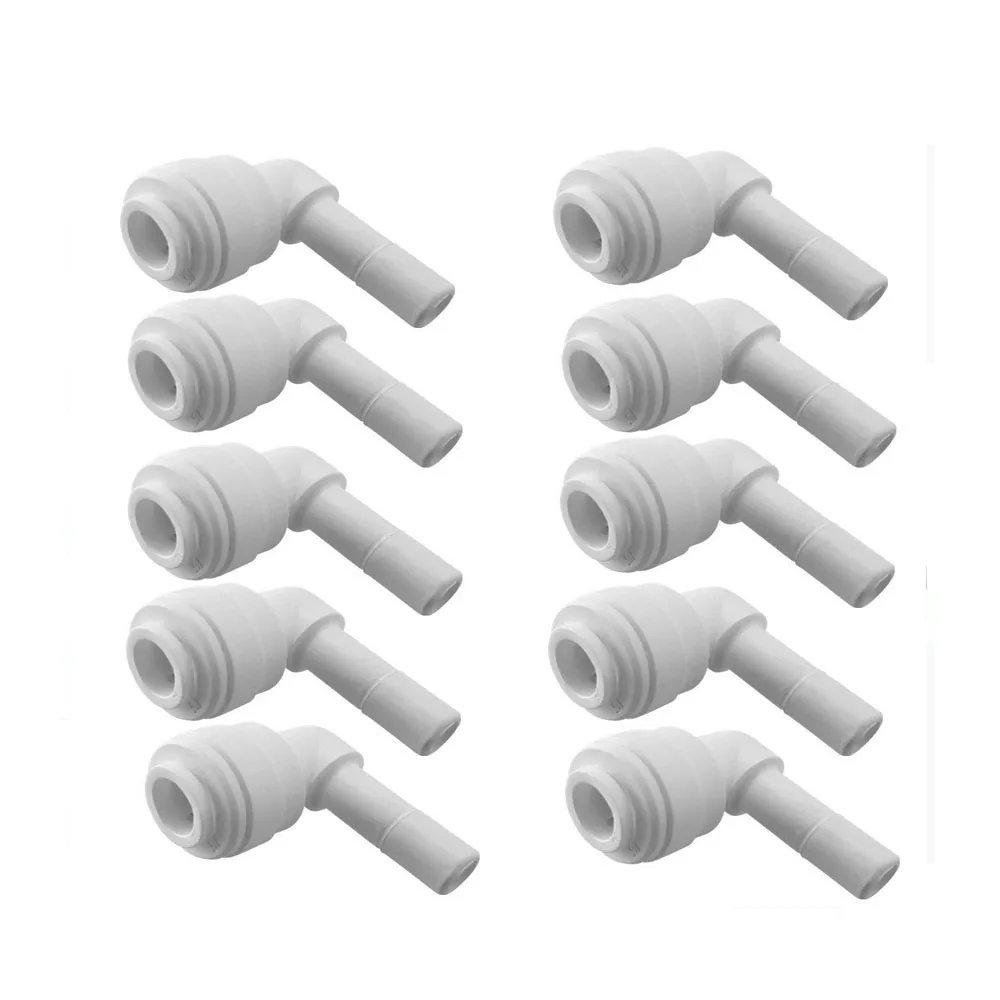 
 Быстроразъемный Соединитель с углом 90 градусов, штепсельный разъем, используемый для системы обратного осмоса, холодильника, льдогенератора, кофемашины  