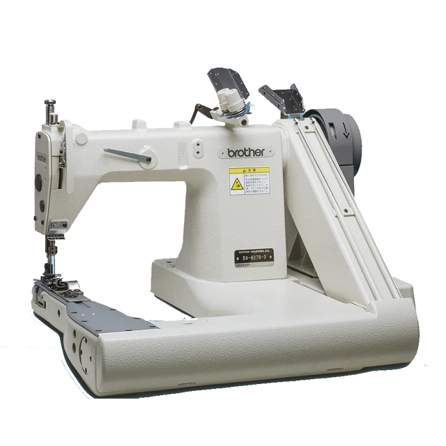 High quality secondhand Japan brand  DA-9270 Twin Needle Feed off the Arm Double Chain Stitch machine ready to ship