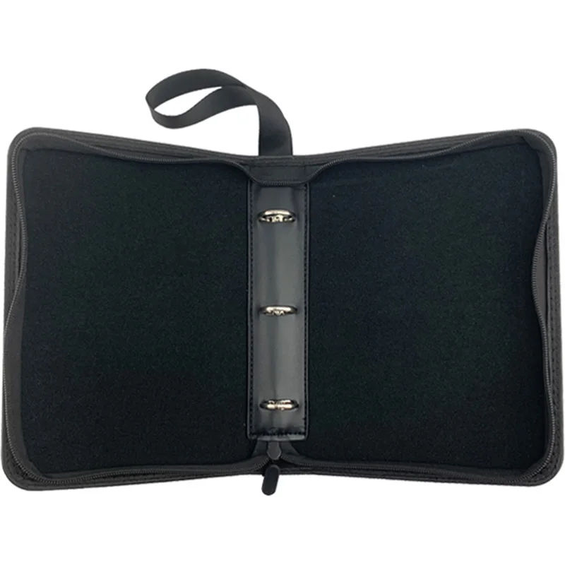 ModernQiu Best-Selling PU Leather  4 Pockets Trading Card Binder with 50 Sleeves for 400 Cards