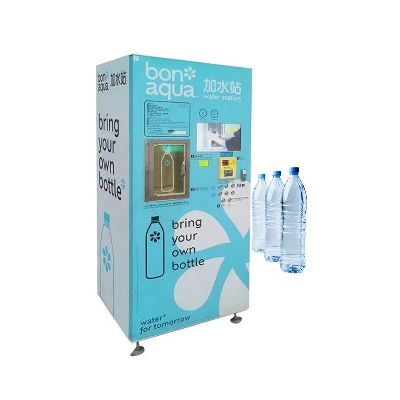 Solar energy With cooling function Bubble water Pure water vending machine
