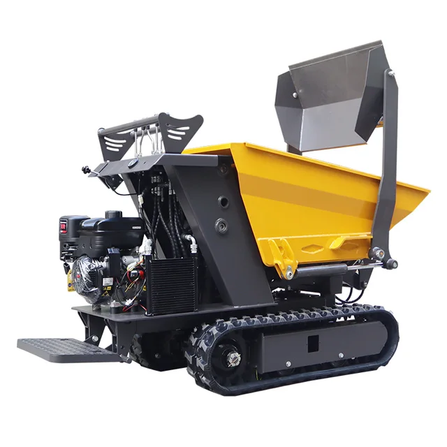 Mini Dumper 800kg Mini Dumper Crawler Small Tracked Carrier Tractor Self-Loading Dumpers Factory Price Hot Sales