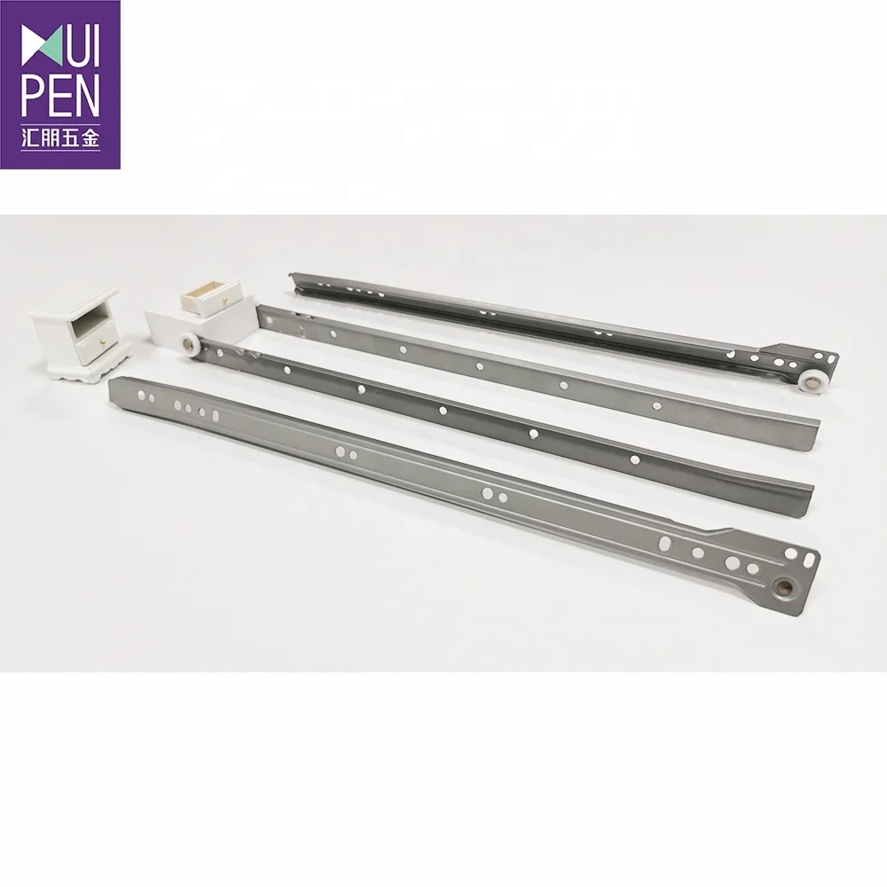 Factory Price Powder Coated Paint Drawer Slide Channel Telescopic Drawer Runner Carton Modern Mini Kitchen Cabinet 3000 Pairs